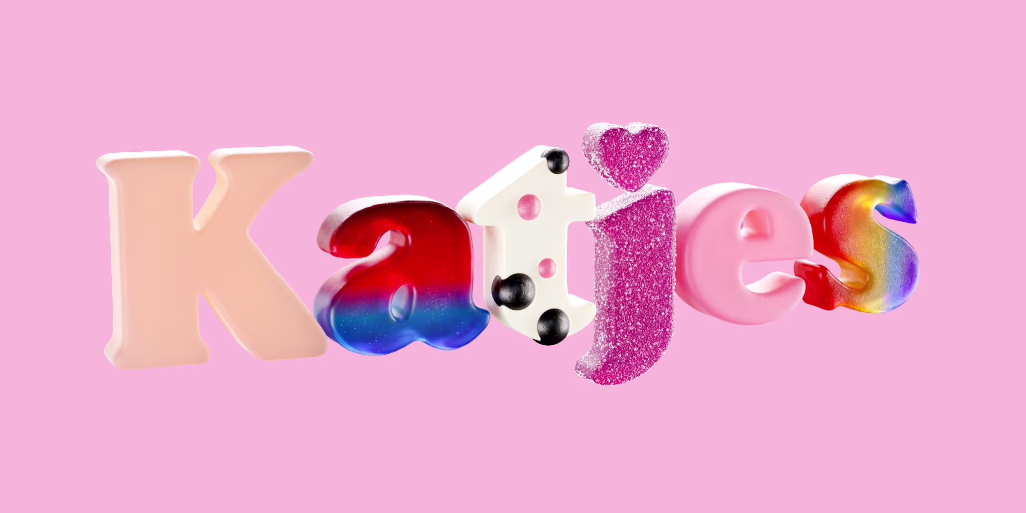 Katjes 3D Typo